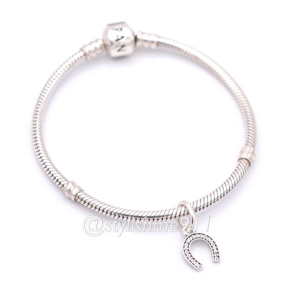 Authentic Pandora Symbol of Luck Dangle - 791306CZ - Picture 5 of 8